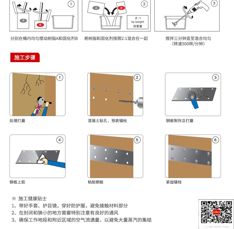 包钢云城粘钢加固施工过程